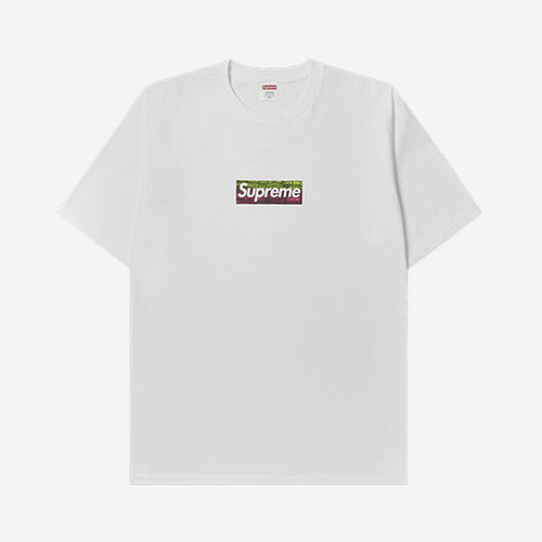 (국내배송) 슈프림 파이어 릴리프 박스로고 티셔츠