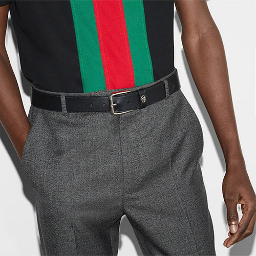 구찌 인터로킹 G 디테일 벨트 673921