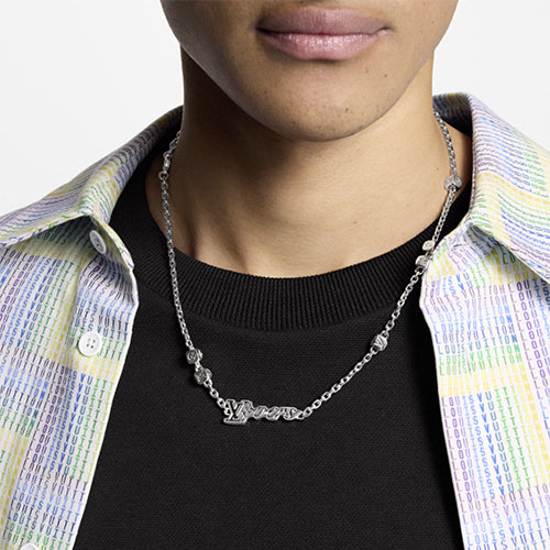 루이비통 버스 다이스 목걸이