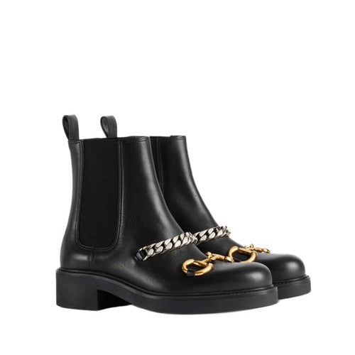 21FW 구찌 여성 체인 첼시 부츠