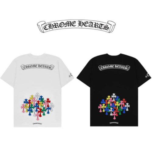 (국내배송) 크롬하츠 멀티 반팔 티셔츠 블랙