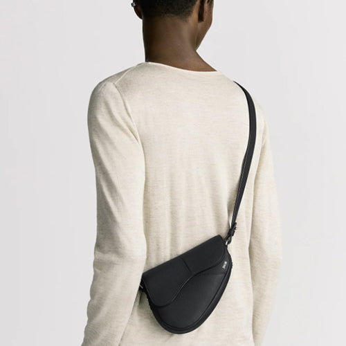 디올 미니 새들백 디올 아이콘 크로스백 블랙