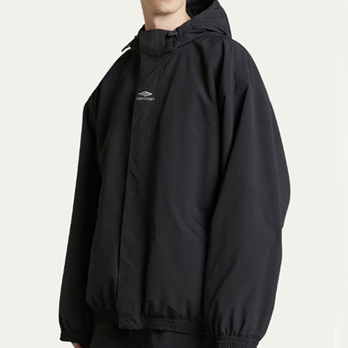 발렌시아가 스키웨어 3B 스포츠 아이콘 스키 파카 블랙