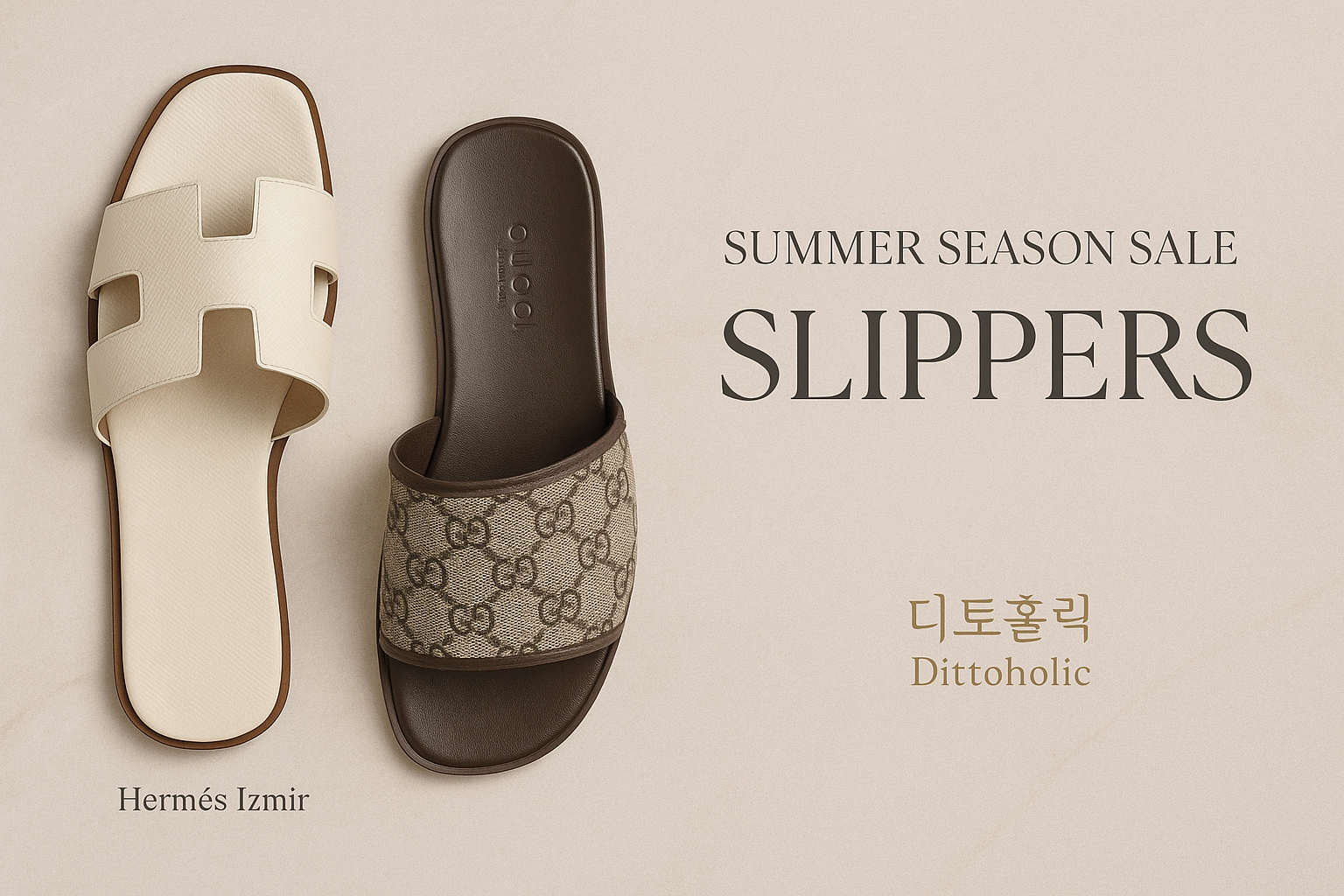 디토홀릭 Luxury Slippers Collection